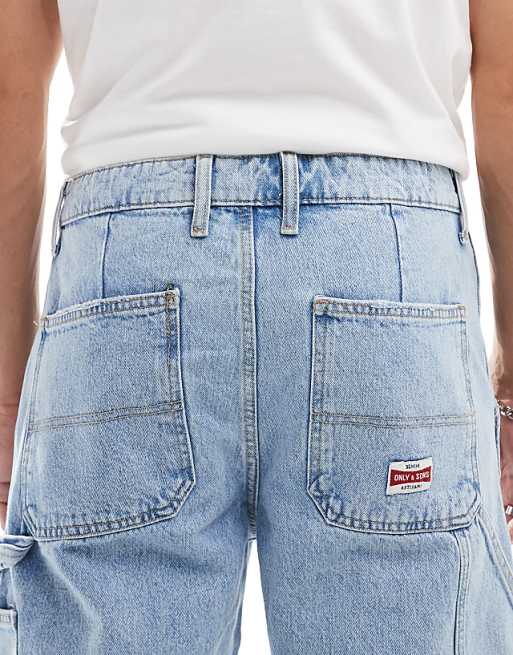 Onsedge Straight Light Blue Denim