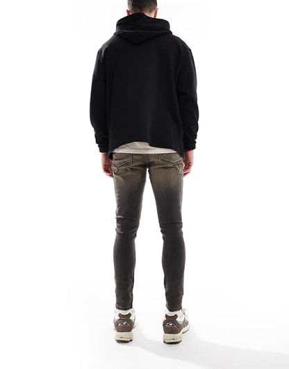 Spray On Jeans with Power Stretch in Blue with Tint