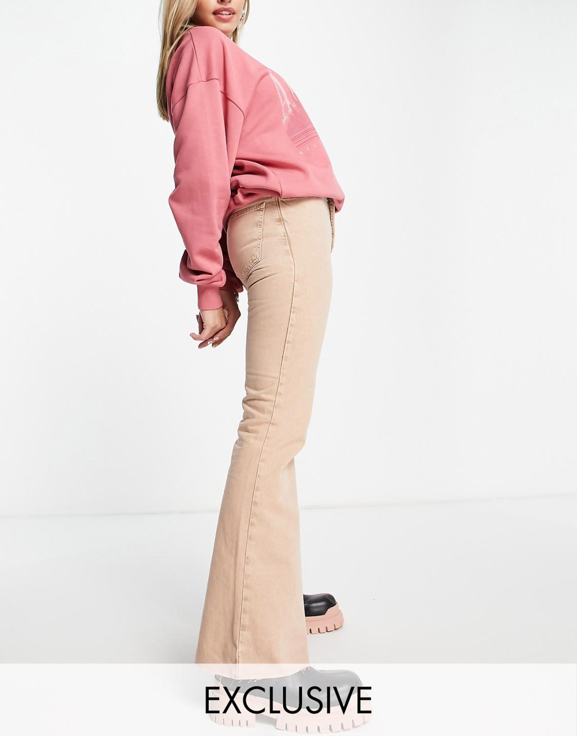 Inspired '99 Flare Jean in Washed Sand