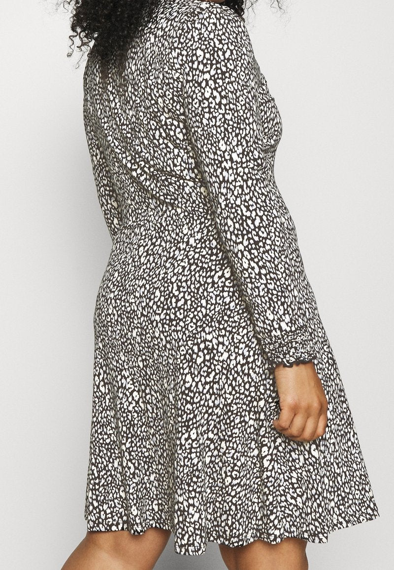 Animal Skin Skater Dress