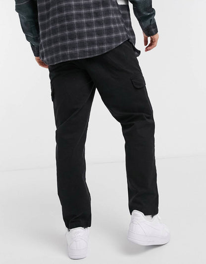 Wide Leg Cargo Black