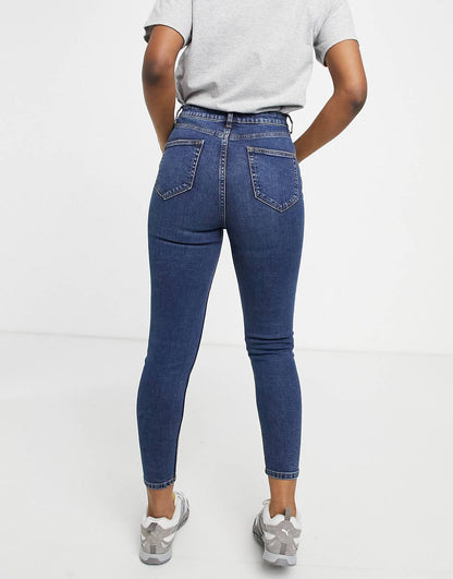 Emily High Rise Skinny Ankle Grazer Jeans