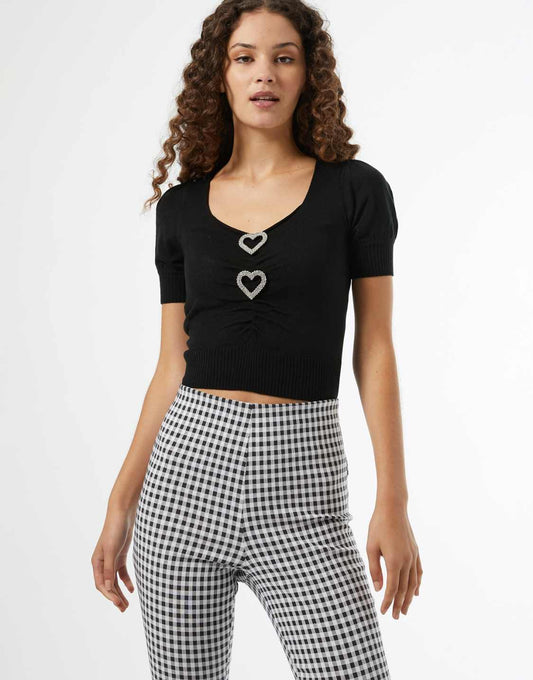Knit Top in Black