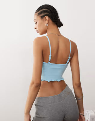 Cami Top With Daisy Trim