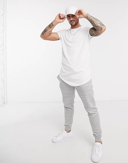 Longline T-Shirt White