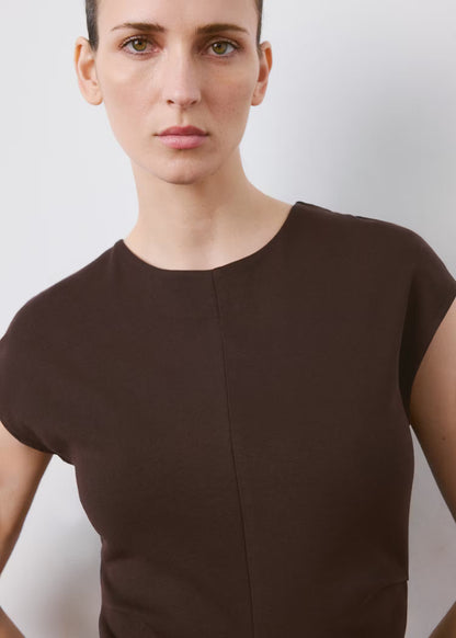 Midi Dress With Draped Detail