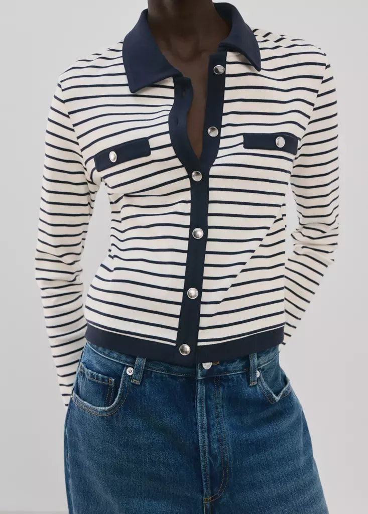 Striped Cardigan Top