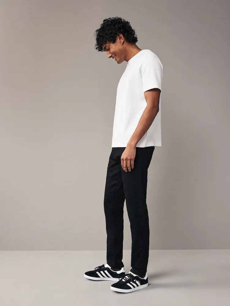 Black Skinny Fit  Comfort  Stretch Jeans