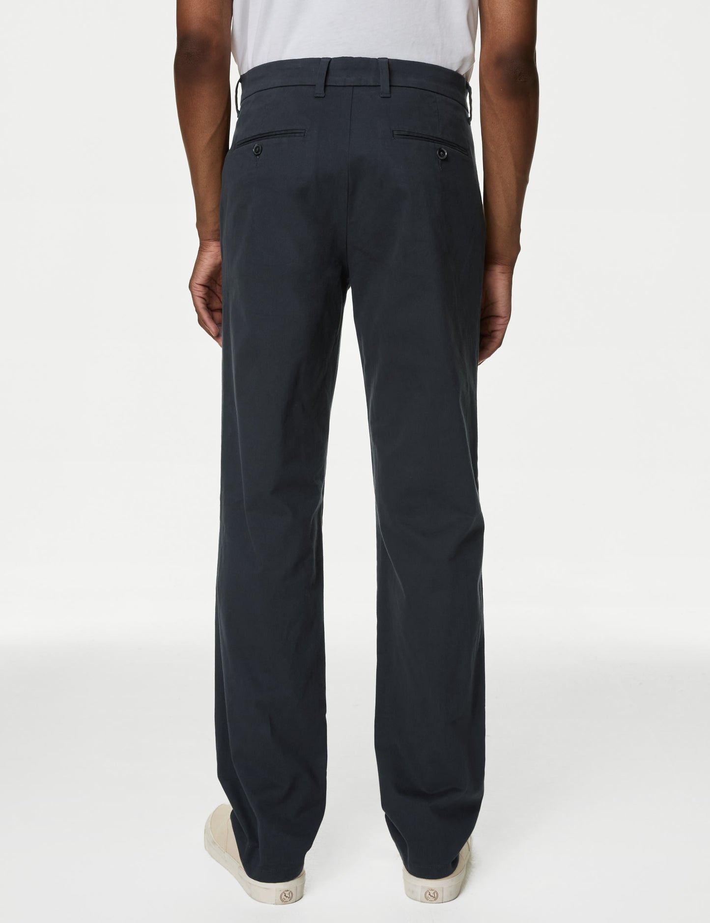 Regular Fit Stretch Chinos Navy