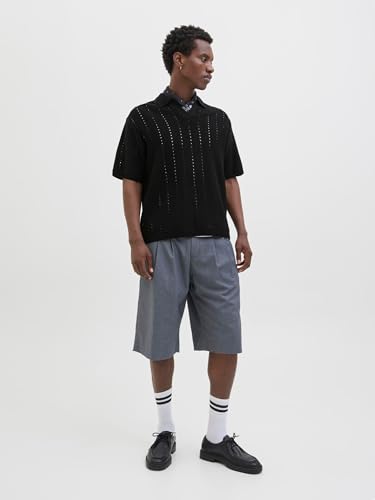 Jorparos Knit Easter Short Sleeve Crochet Polo