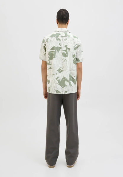 JPRBLUBAHAMAS Print Resort Shirt - hedge green