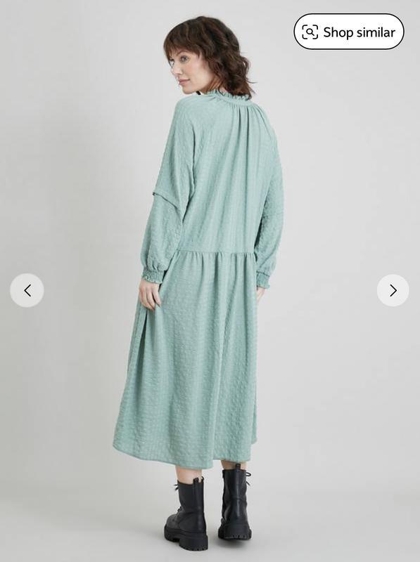 Seersucker Gypsy Prairie Boho Dress