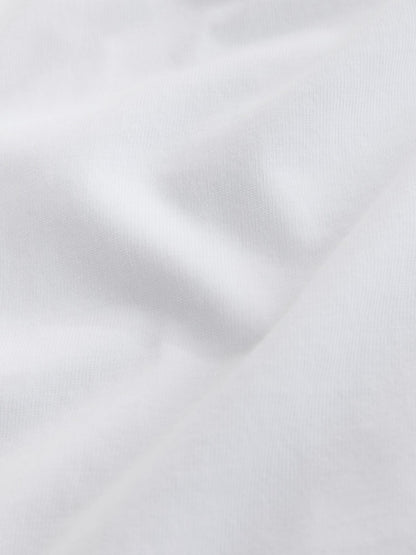 White Regular Fit Essential Crew Neck Cotton T-Shirt