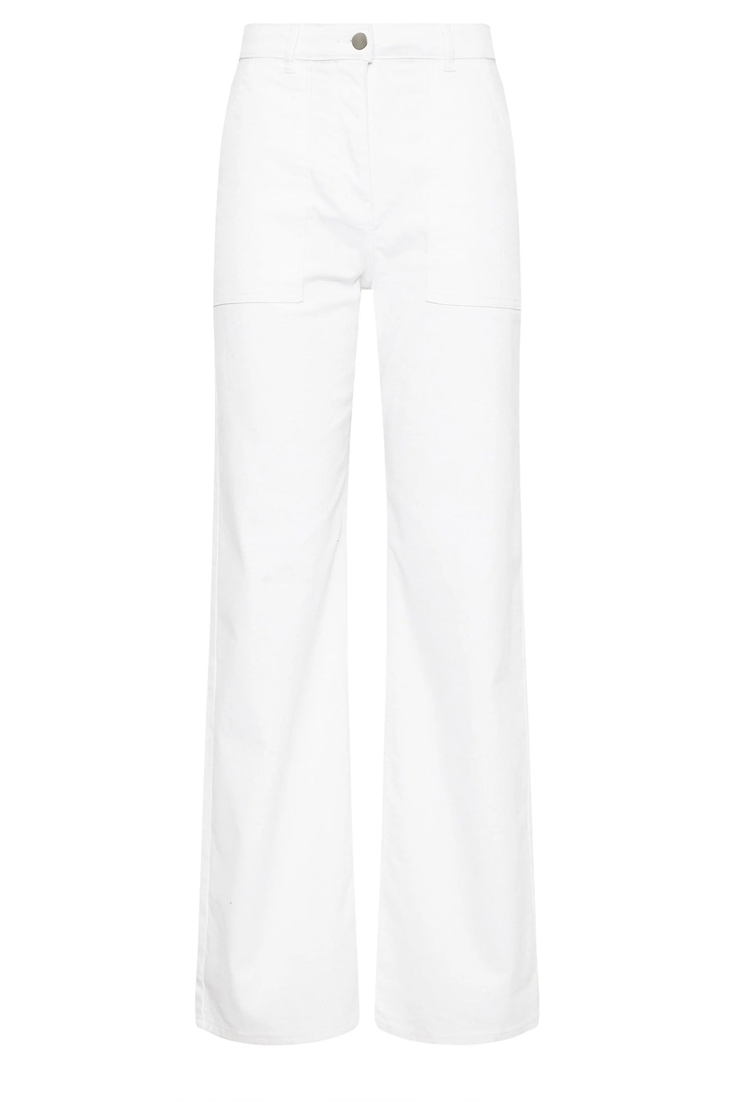 Tall White Wide Leg Jeans