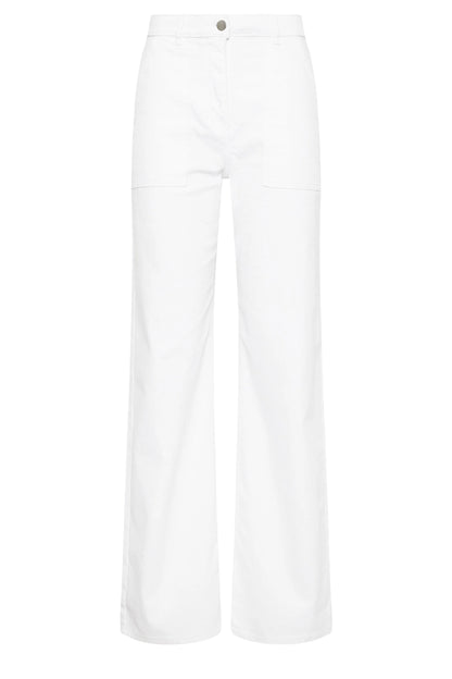 Tall White Wide Leg Jeans