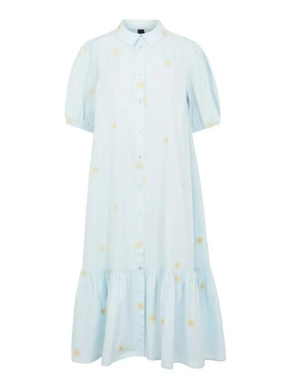 Fieldflower 2/4 Midi Dress - Whispy Blue