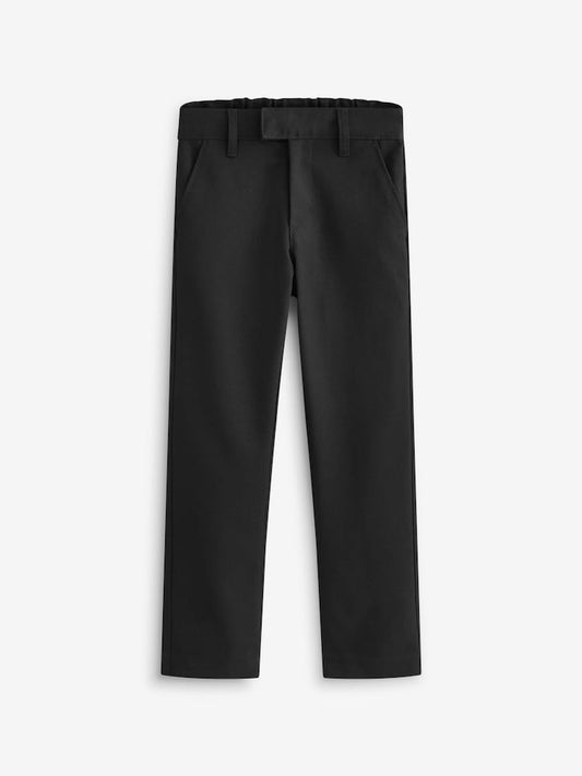 Black Slim Waist Slim Leg School Formal Trousers