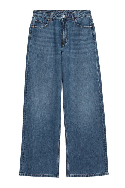 Tall Slouchy Mid Rise Wide Leg Jeans