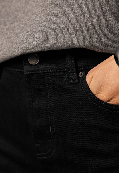 Next Mid Rise Barrel Leg Jean Black