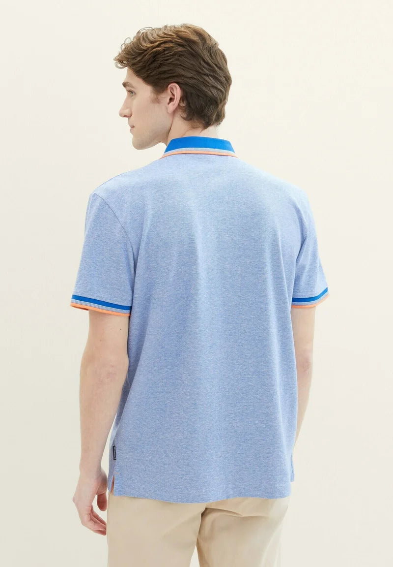 Structured Polo With Detailed Collar