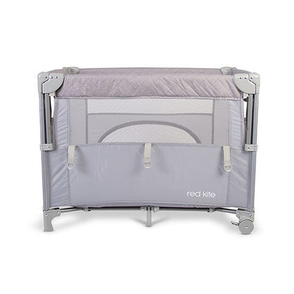 Red Kite Dreamer Bedside Crib, Soft Grey