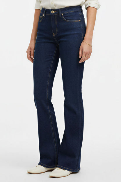 Petite Mid Raise Bootcut Jeans