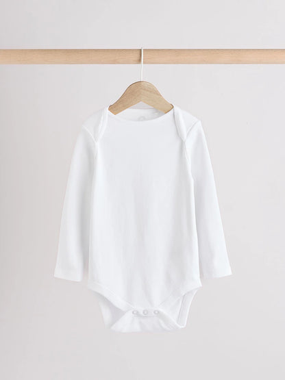 9 Pack Essential Baby Long Sleeve Bodysuits