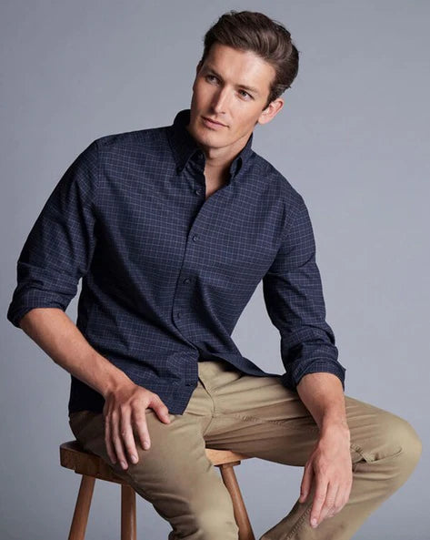 Checked Flannel Extra Slim Fit Shirt
