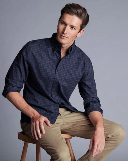 Checked Flannel Extra Slim Fit Shirt