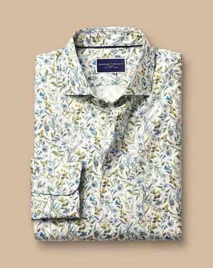 Multi Slim Fit Liberty Fabric Floral Print Slim Fit Shirt