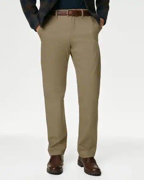 Taupe Regular Fit Chinos
