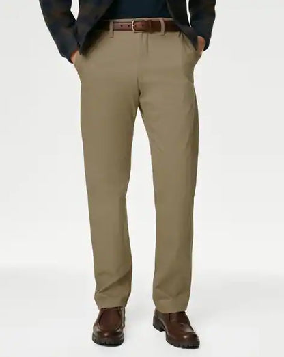 Taupe Regular Fit Chinos