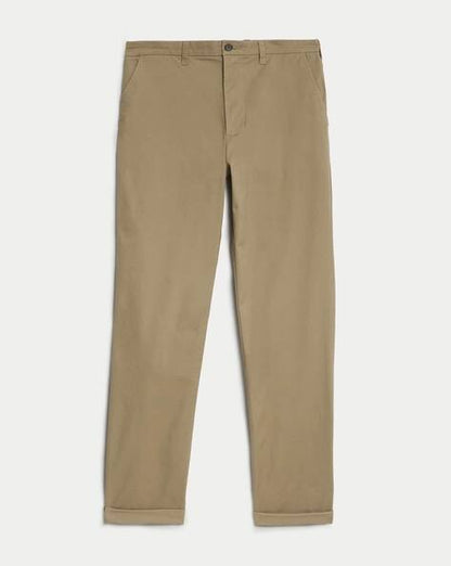 Taupe Regular Fit Chinos