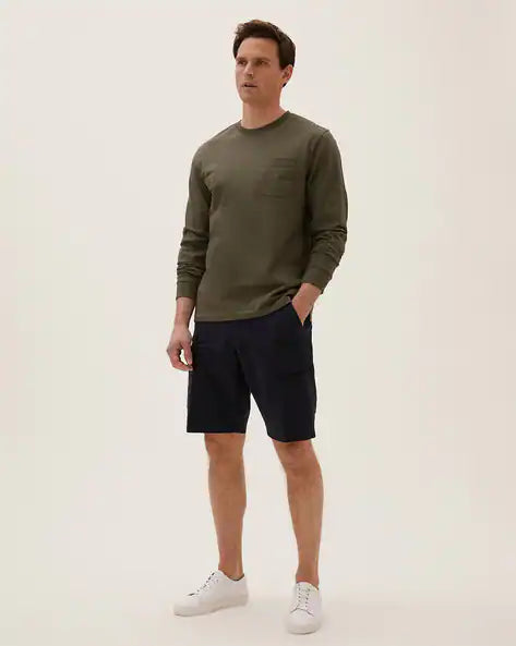 Flat Front Cargo Short