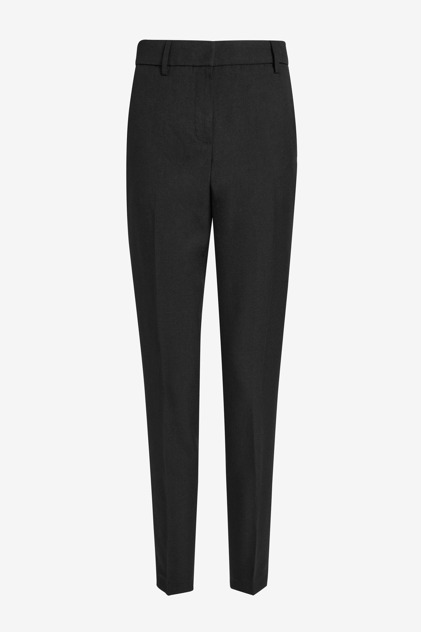 Black Crop Slim Trouser