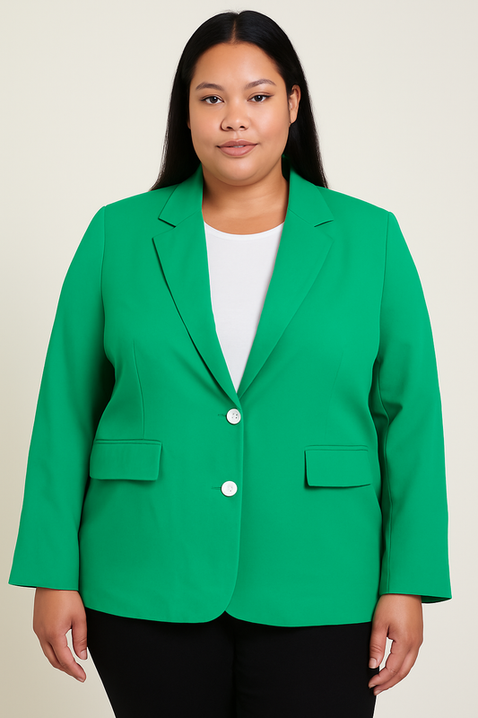 Fitted Green Blazer