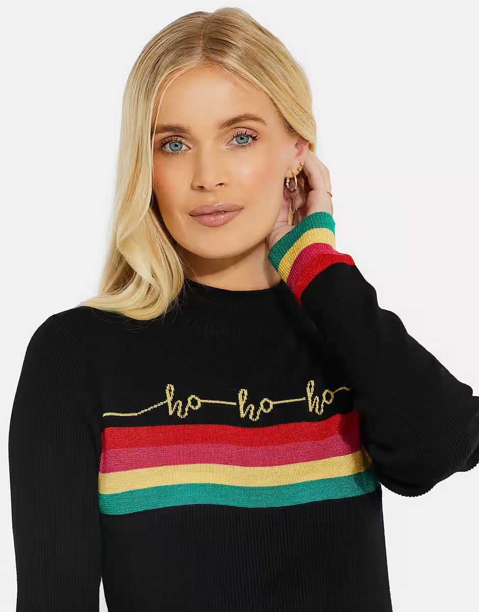 Black Knitted Christmas Dress