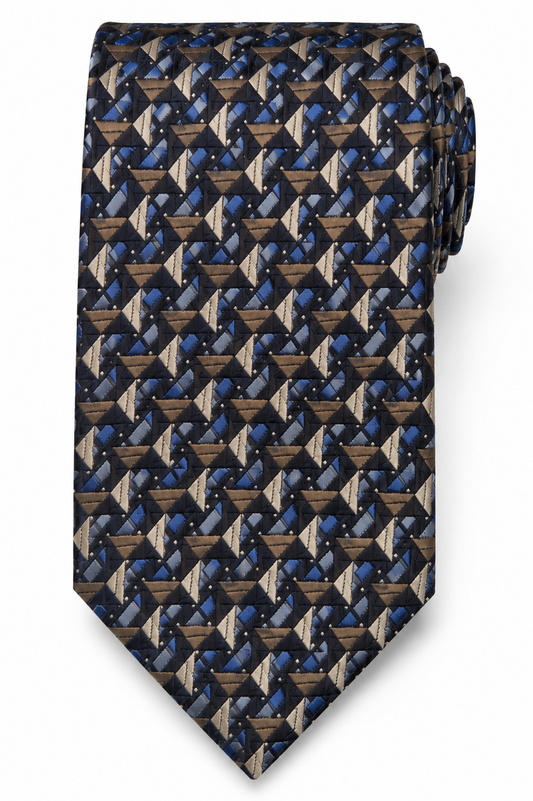 Geometric Motif  Tie