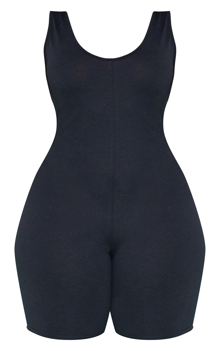 Plus Unitard Black