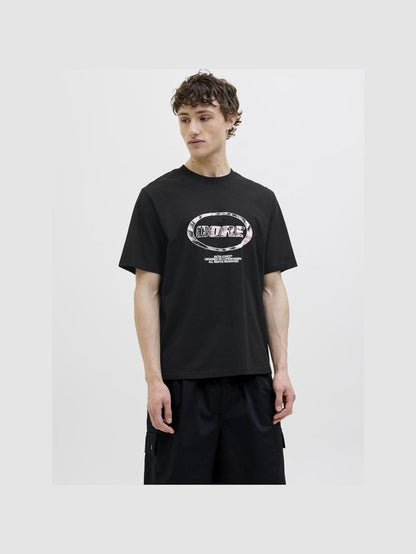 JCOLIDO AOP Front Print Crew Neck T-Shirt