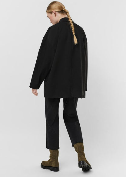 VMLIA Oversized Double Breasted Jacket Black