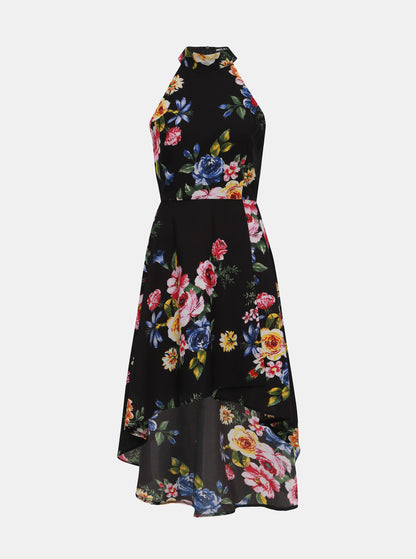 Floral High Low Dress