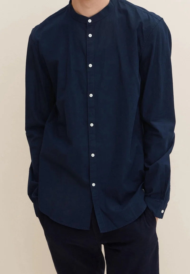 Tom Tailor Denim Shirt - Dark Blue