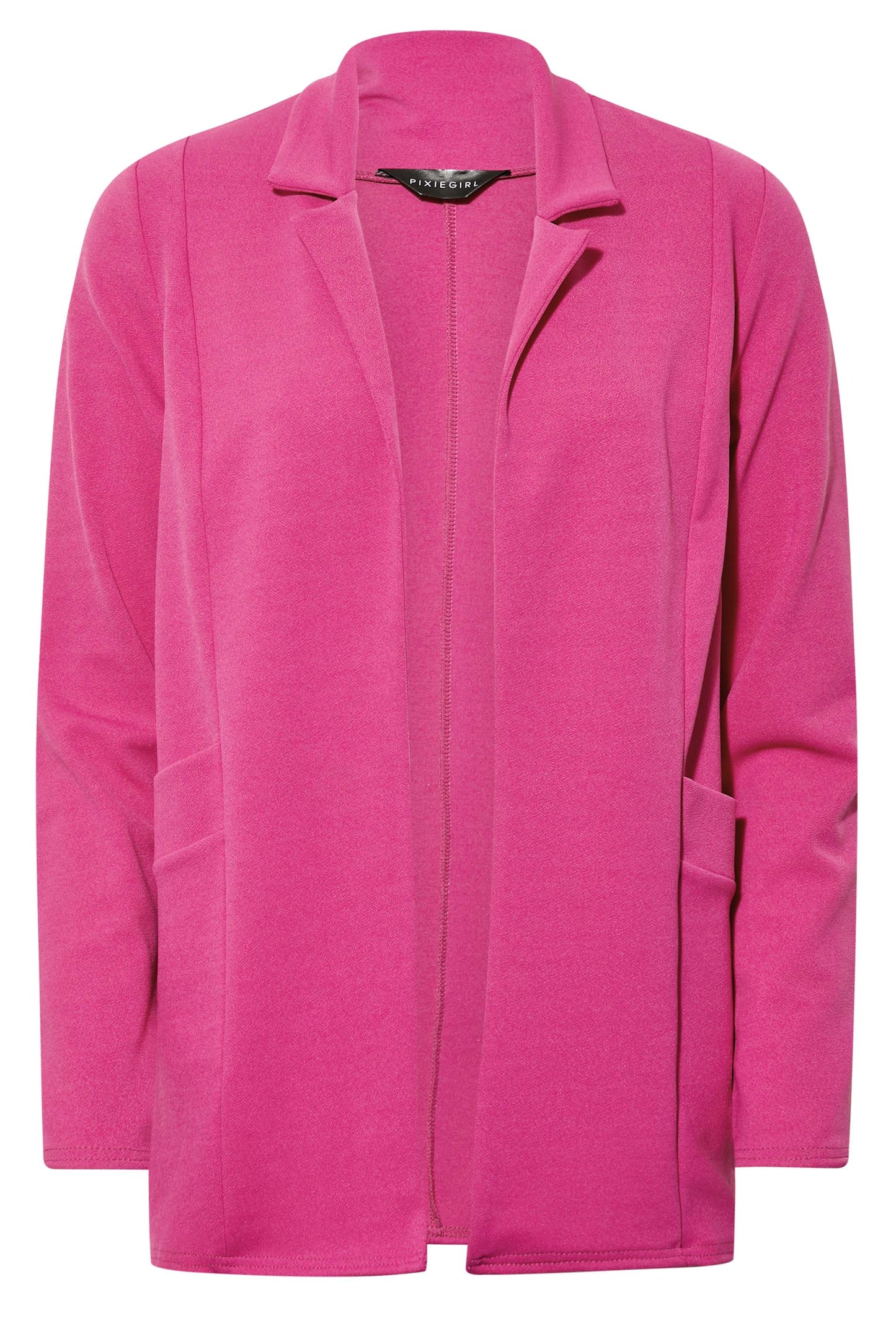Petite Pink Scuba Blazer