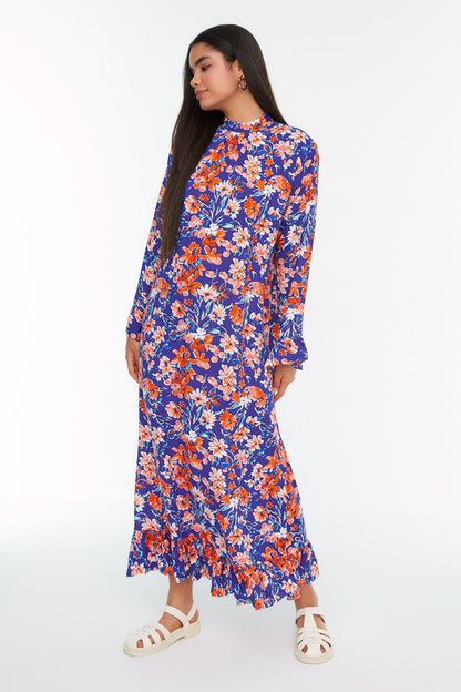 Modest Maxi Floral Dress