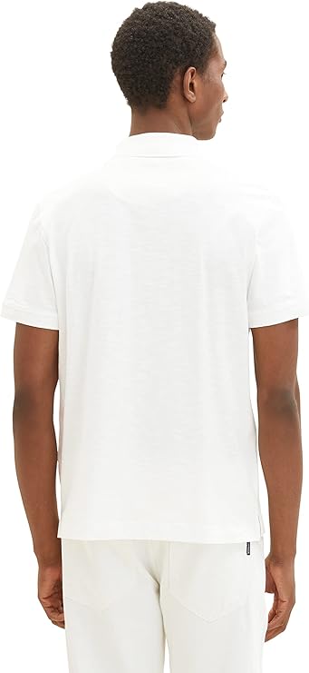 Palm Tree Print Polo Shirt - Off White