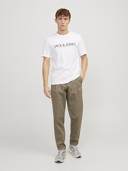 Jpstbill Jjbowie Pleated Trouser Beige