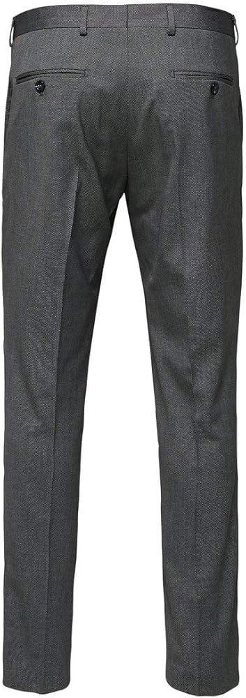 Mylologan Dark Grey Structured Trousers