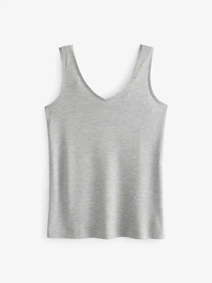 Grey Marl Slouch Vest