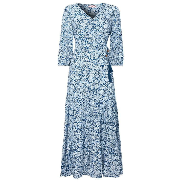Wrap Blue Dress